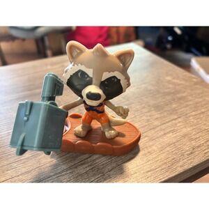 Marvel Guardians of the Galaxy Rocket Raccoon Figure Orange Suit with Blaster‎